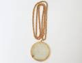GOLD AND NEPHRITE JADE NECKLACE