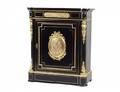 NAPOLEON III GILT BRONZE MOUNTED MAHOGANY SIDE CABINET
