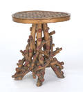 Painted twig stand ca 1900