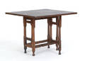 Diminutive southern William and Mary walnut gateleg table ca 1740