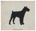 Vernon Dai Silhouette of a Terrier Dog Np ca