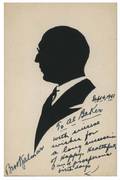 Vernon Dai Signed Silhouette of Bert Kalmar New