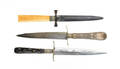 Three German daggers