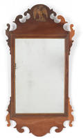 Chippendale mahogany looking glass