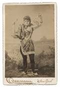Female Snake Charmer Cabinet Card New York Eisenmann