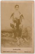 Laloo The Hindoo Sideshow Cabinet Card New Jersey