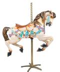 Vintage Fiberglass Carousel Horse American
