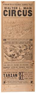 Collection of More than 15 Circus Broadsides Circa
