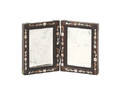 Chinese mother of pearl inlaid folding mirror