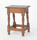 William  Mary oak joint stool early 18th c