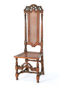 English William  Mary beech side chair ca 1695