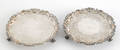 Pair Irish silver salvers ca 1770