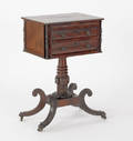 Philadelphia Federal mahogany work stand ca 1820
