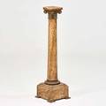 Bronzemounted marble pedestal