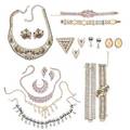 Collection of designer costume jewerly