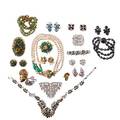 25 pieces of colorful costume jewelry