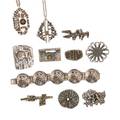11 pieces robert larin artisanal jewelry