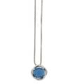 David yurman blue topaz sterling infinity pendant necklace