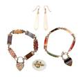Victorian scottish hardstone silver jewelry