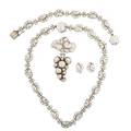 Georg jensen danish silver assembled jewelry suite