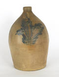 Cowden  Wilcox Harrisburg Pennsylvania stoneware jug 19th c