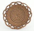 Pennsylvania rye straw basket 19th c