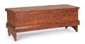New England painted pine chest early 19th c