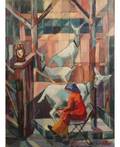 JEAN LAMBERTRUCKI POLISH FRENCH 18881967 Milking the Goat