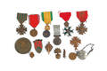 Group of fifteen French WWI and WWII medals