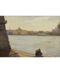 ALEKSEI VASILIEVICH HANZEN RUSSIAN 18761937 View from the Moika