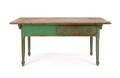 Painted pine farm table