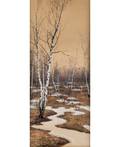 STANISLAV YULIANOVICH ZHUKOVSKY RUSSIANPOLISH 18721944 Birches