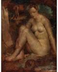 GREGORY GLUCKMANN RUSSIAN 18981973 Seated Nude