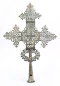 Continental wrought iron cross