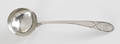 Bright cut silver ladle ca 1800
