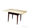 Federal Redstained Cherry Onedrawer Tavern Table