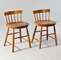 Two Shaker Lowback Dining Chairs
