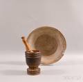 Turned Mortar Pestle and Bowl