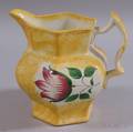 Yellow Spatterware Pitcher