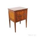 Federal Mahogany Twodrawer Worktable