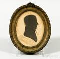 Framed Hollowcut Silhouette of John Phillips