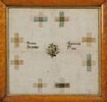 Framed Needlework Sampler Hannah Garwood
