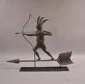 Molded Copper Indian Weathervane