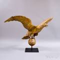 Gilt Molded Copper Spreadwing Eagle Weathervane