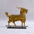 Gilt and Molded Copper Goat Weathervane