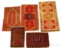 Collection of Five Small Rugs
