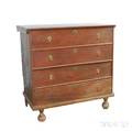 Early Pine Twodrawer Blanket Chest