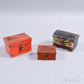 Three Small Tole Boxes