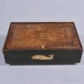 Sailors Box with Inlaid Whale Decoration