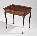 Small Mahogany Traytop Tea Table
